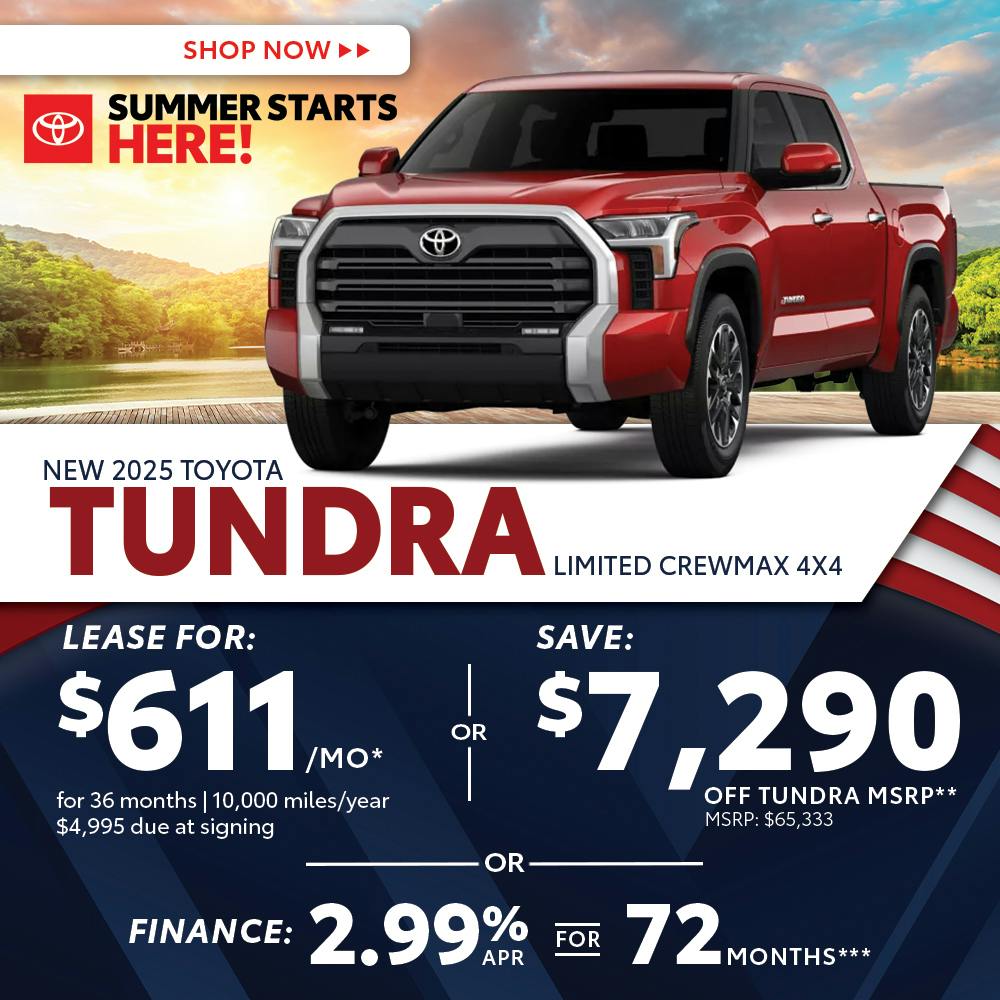 New 2025 Toyota Tundra Limited CrewMax 4X4