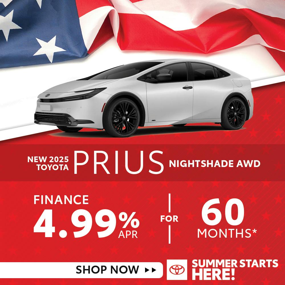 New 2025 Toyota Prius Nightshade AWD