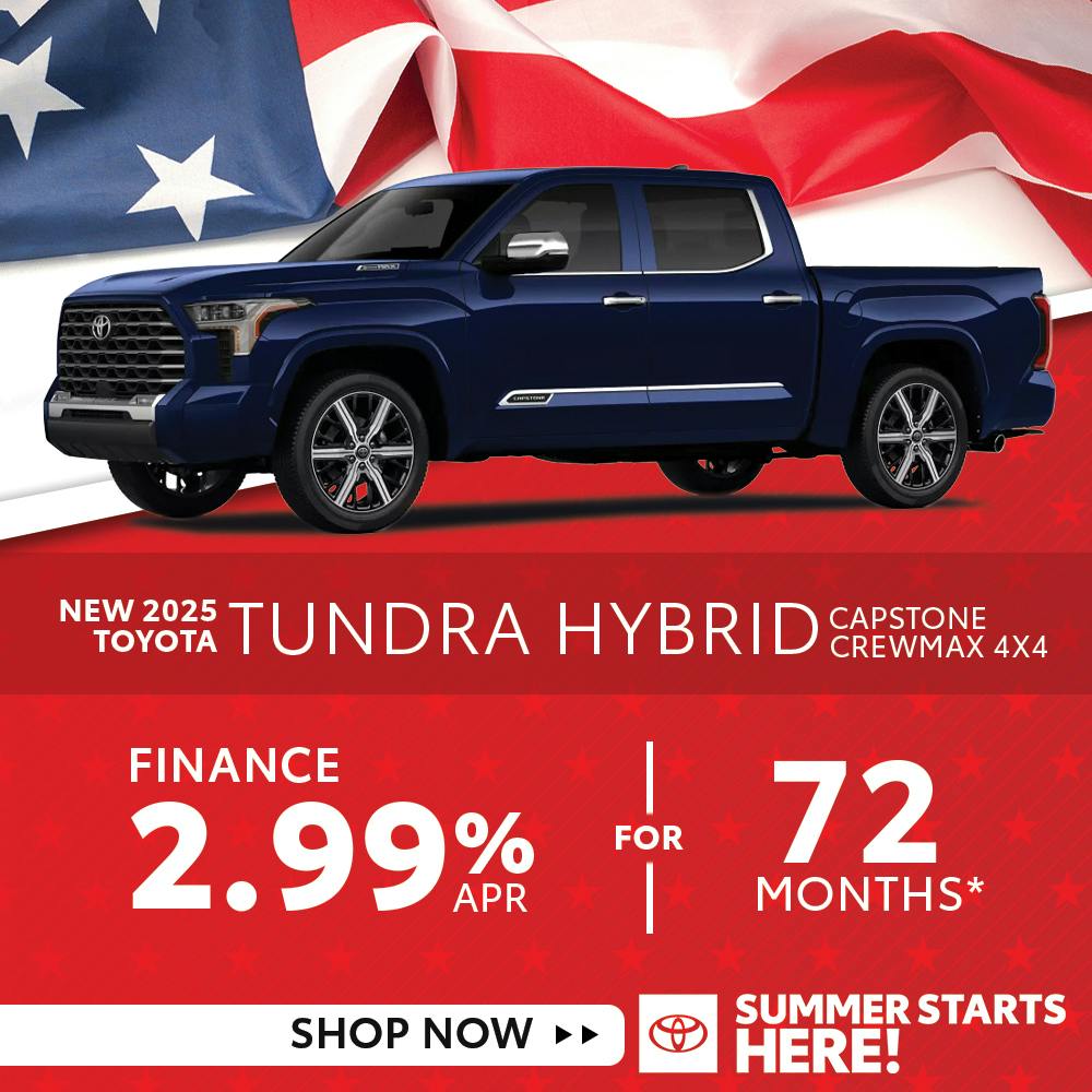 New 2025 Toyota Tundra Hybrid Capstone CrewMax 4X4