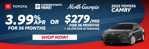 Toyota Camry Special Offer | North Georgia Toyota