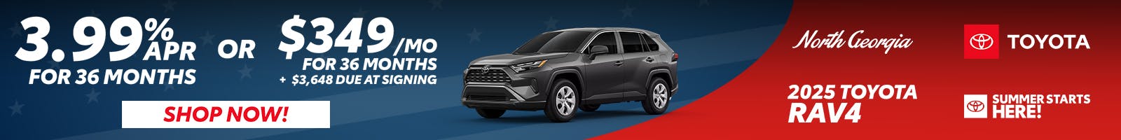 Toyota RAV4 Special Offer