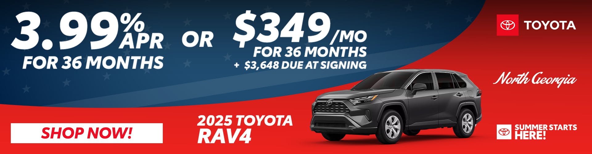 Toyota RAV4 Special Offer