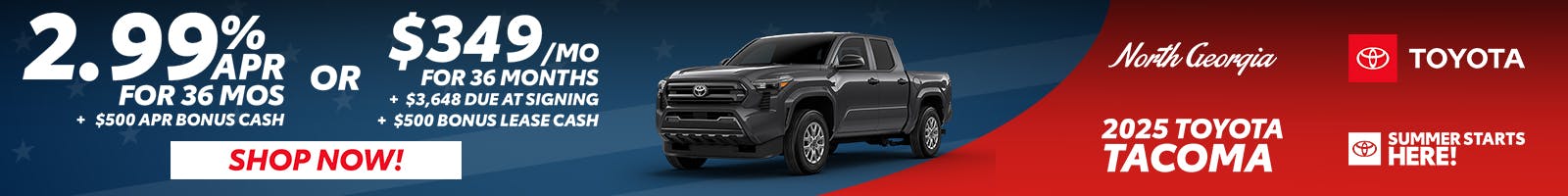 Toyota Tacoma Special Offer