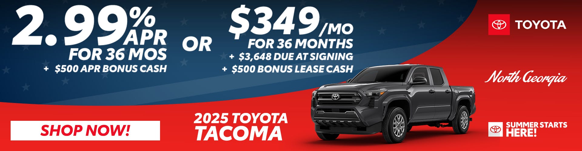Toyota Tacoma Special Offer