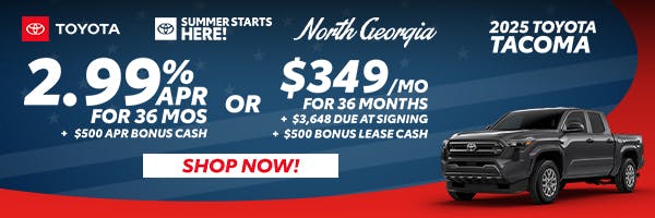 Toyota Tacoma Special Offer | North Georgia Toyota