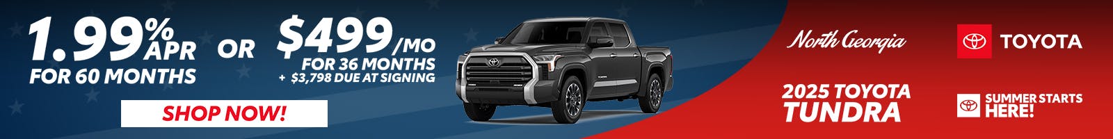 Toyota Tundra Special Offer