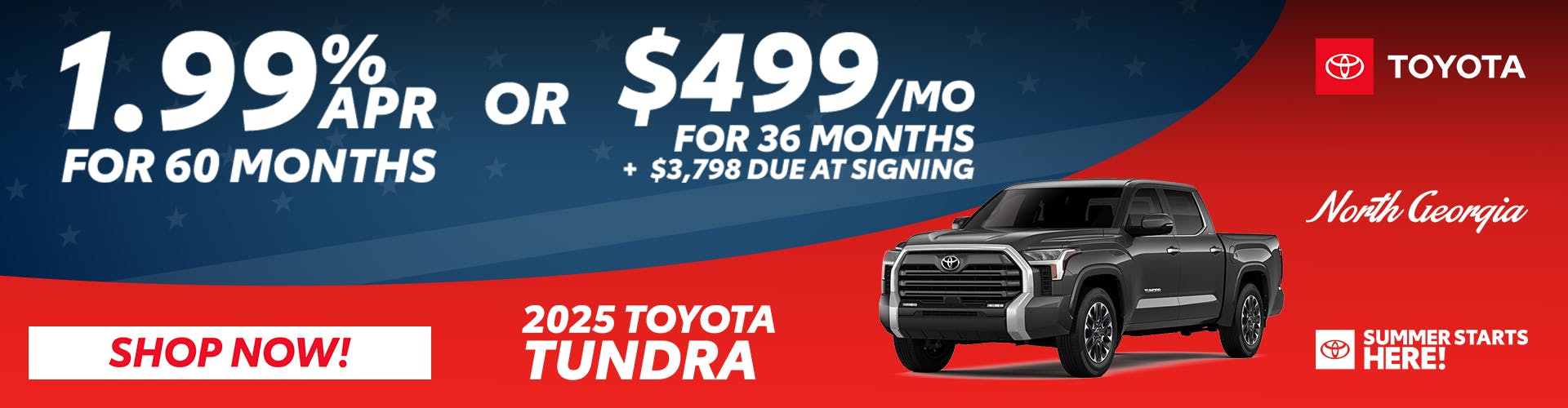 Toyota Tundra Special Offer