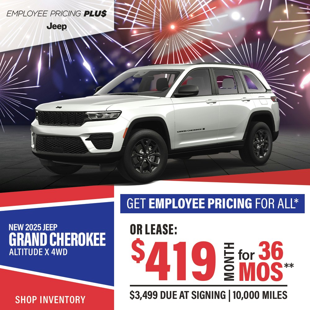 New 2025 Jeep Grand Cherokee Altitude X 4WD