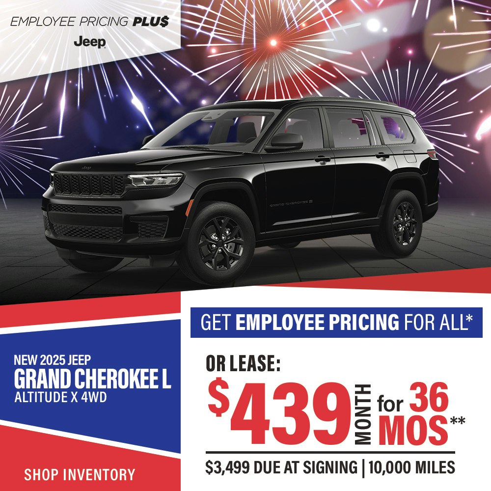 New 2025 Jeep Grand Cherokee L Altitude X 4WD