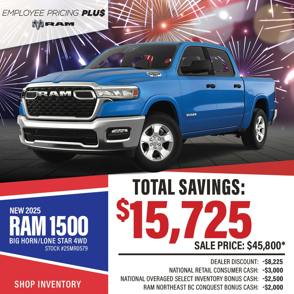 New 2025 RAM 1500 Big Horn/Lone Star 4WD