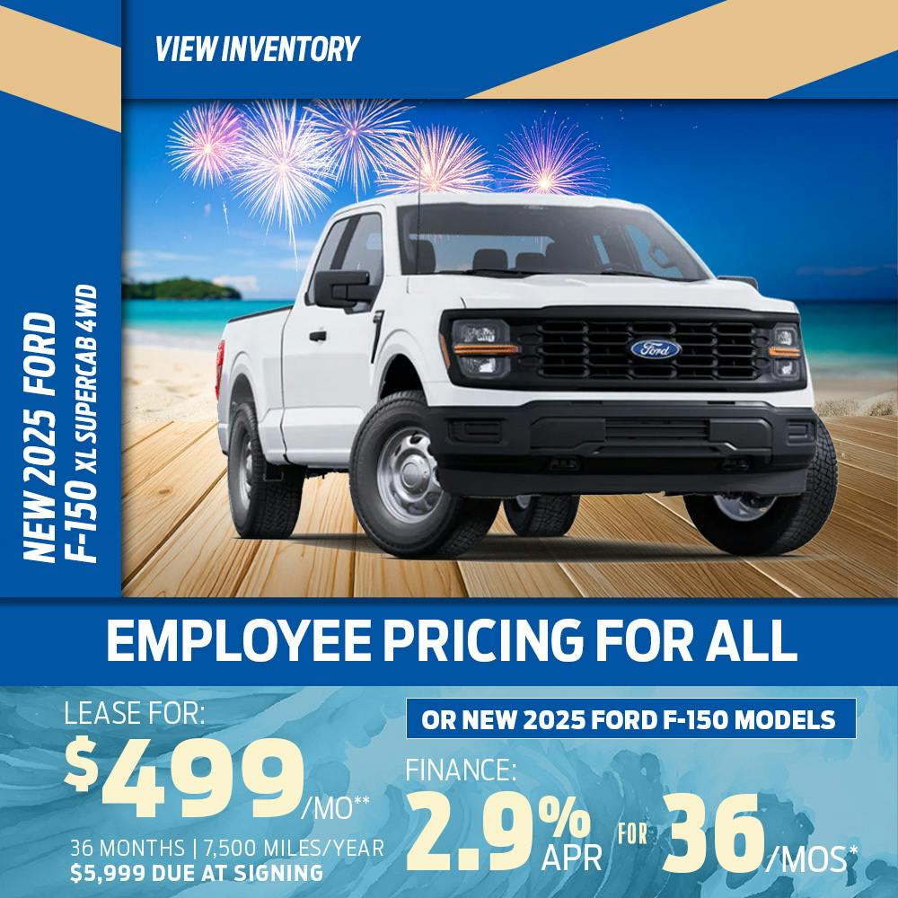 New 2025 Ford F-150 XL SuperCab 4WD