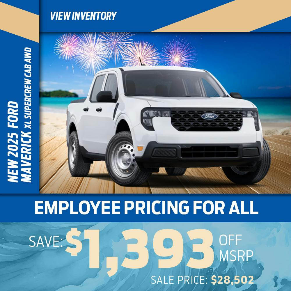 New 2025 Ford Maverick XL SuperCrew Cab AWD