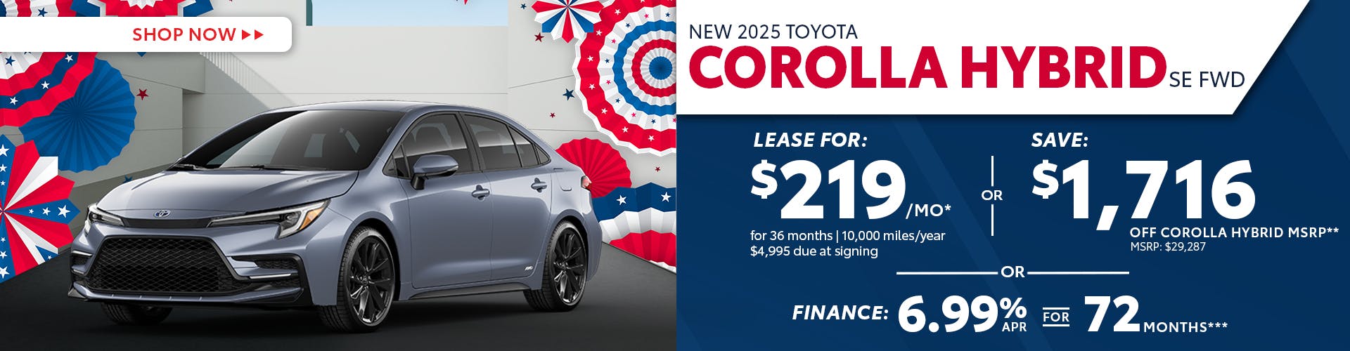 New 2025 Toyota Corolla Hybrid SE FWD