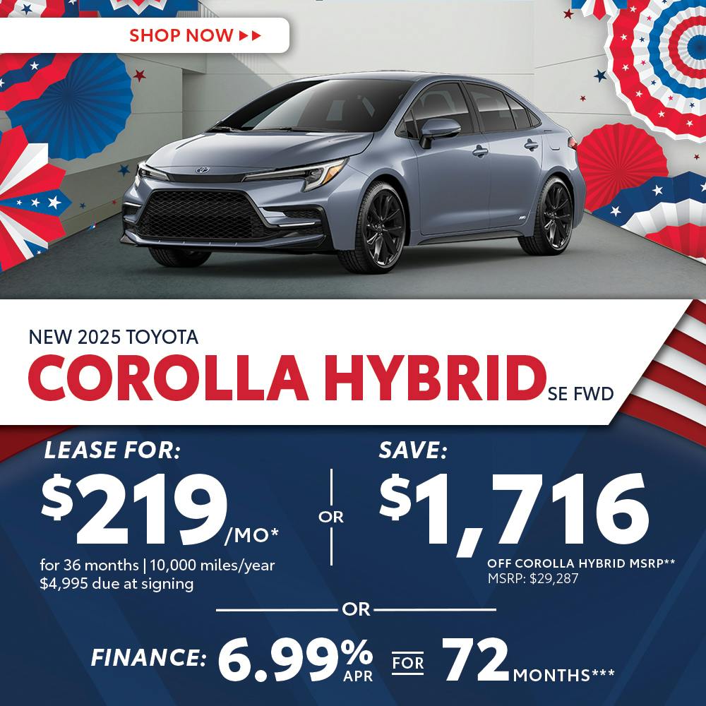 New 2025 Toyota Corolla Hybrid SE FWD