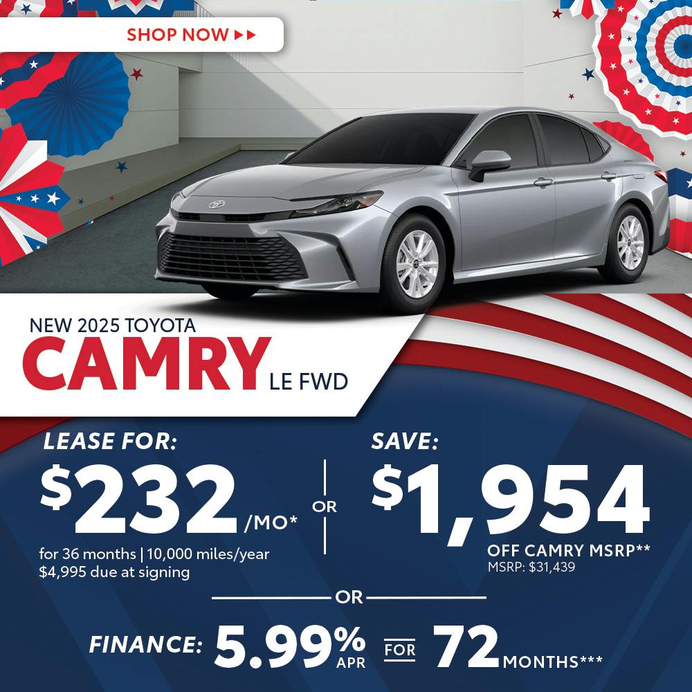 New 2025 Toyota Camry LE FWD