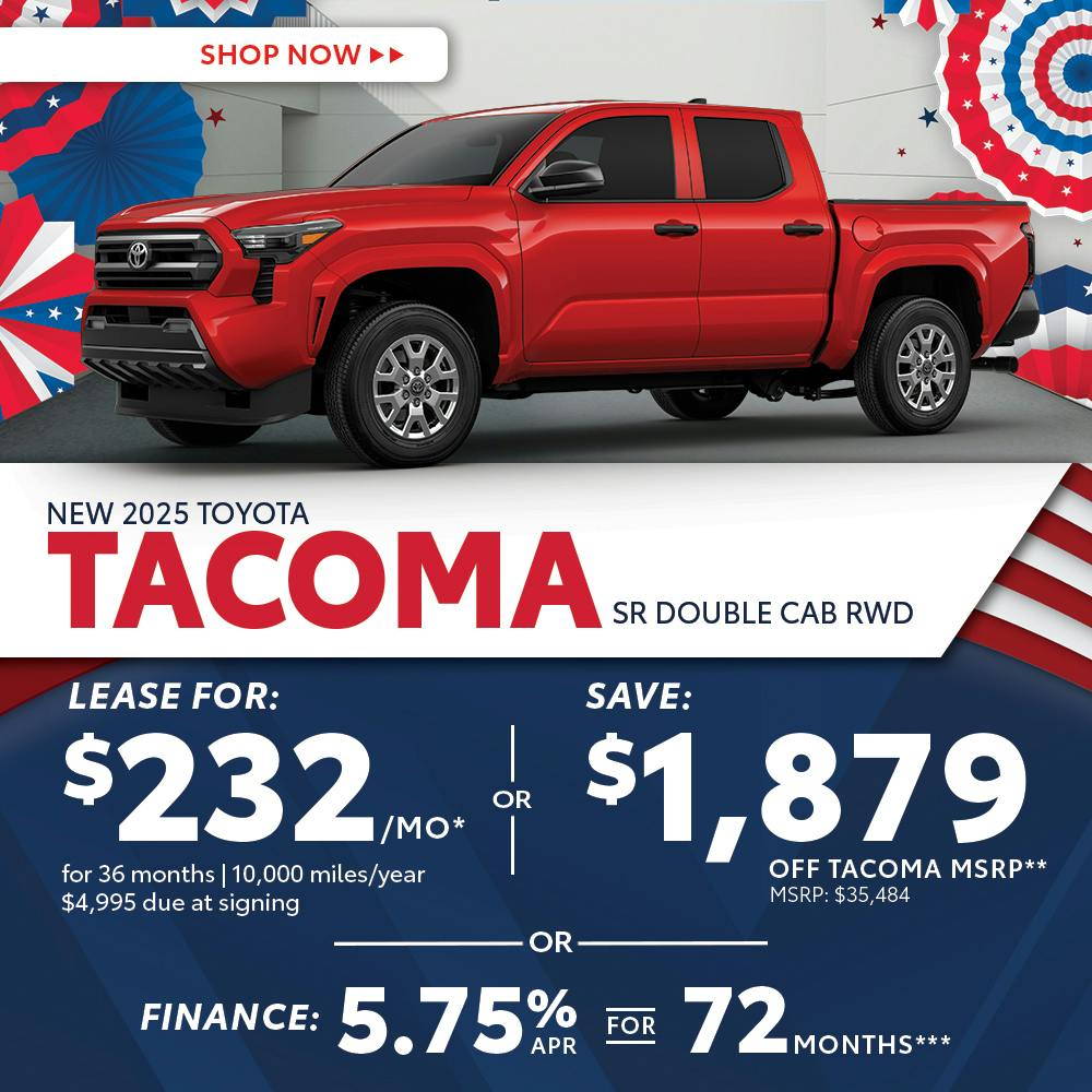 New 2025 Toyota Tacoma SR Double Cab RWD
