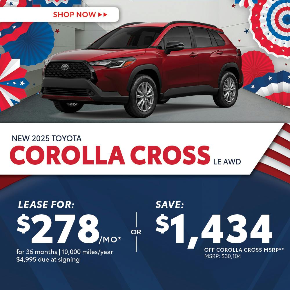 New 2025 Toyota Corolla Cross LE AWD