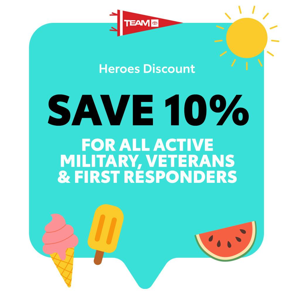 Heroes Discount | Team Toyota of Princeton