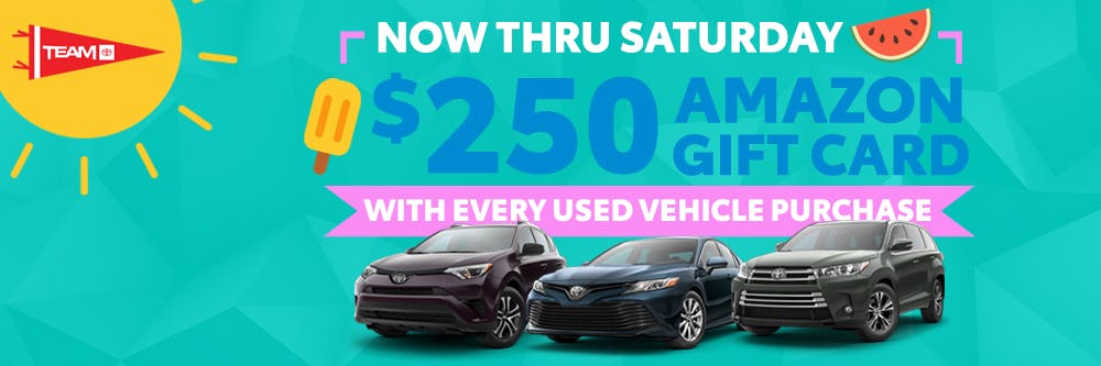 $250 Amazon Gift Card | Team Toyota of Princeton