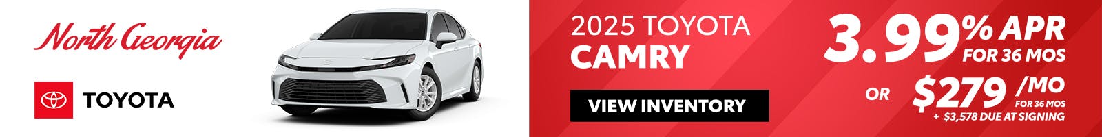 Toyota Camry Special Offer