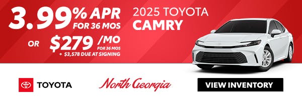Toyota Camry Special Offer | North Georgia Toyota