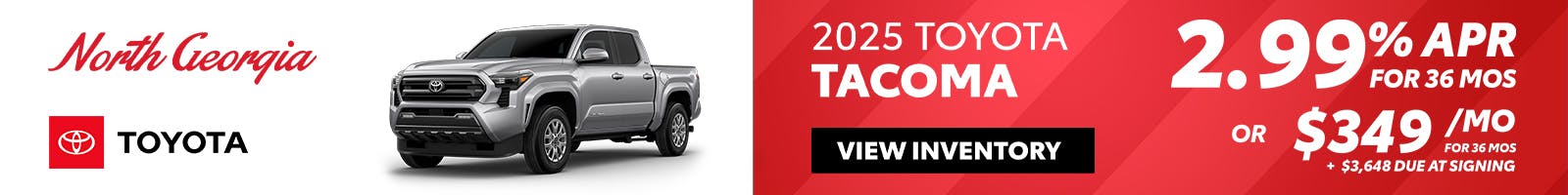 Toyota Tacoma Special Offer