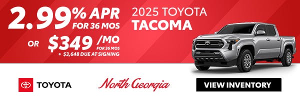 Toyota Tacoma Special Offer | North Georgia Toyota