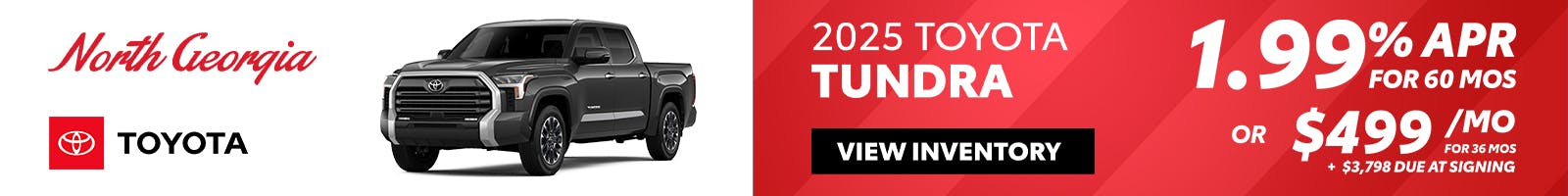 Toyota Tundra Special Offer