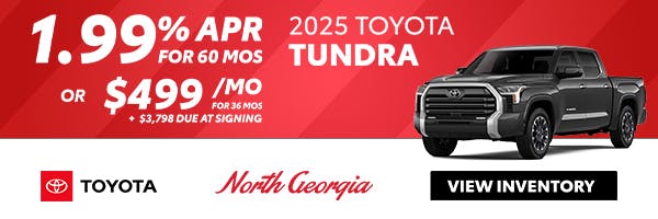 Toyota Tundra Special Offer | North Georgia Toyota