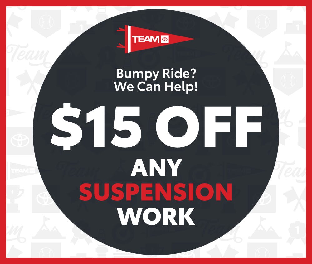Suspension Special | Team Toyota of Princeton