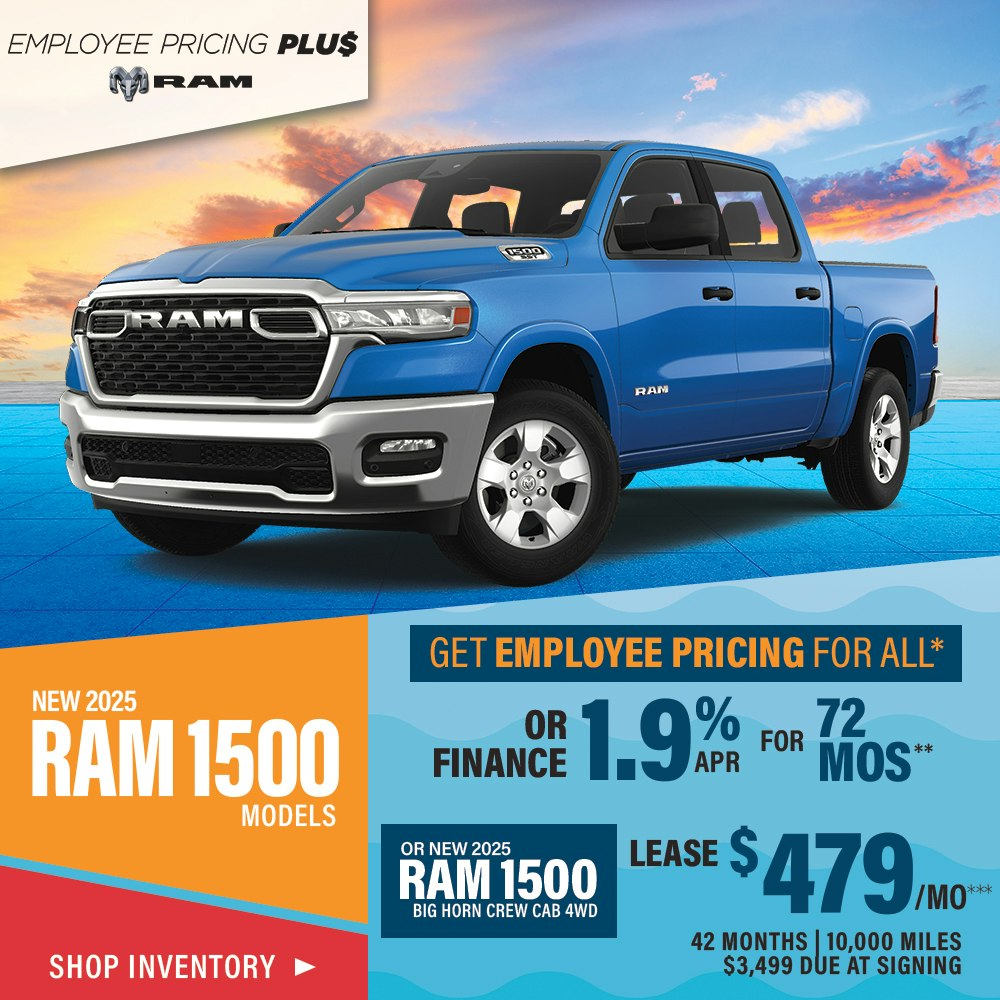 New 2025 RAM 1500 Big Horn Crew Cab 4WD