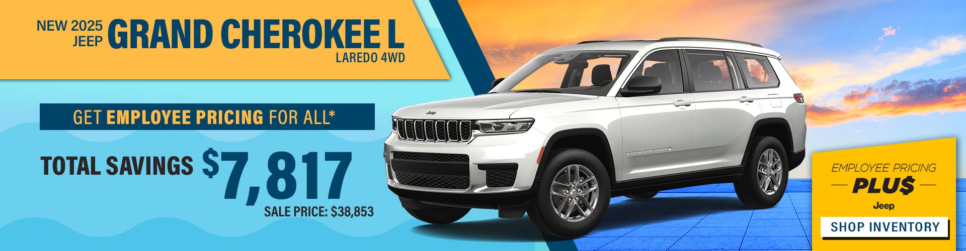 New 2025 Jeep Grand Cherokee L Laredo 4WD