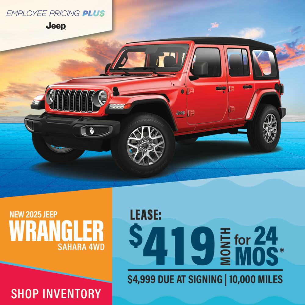 New 2025 Jeep Wrangler Sahara 4WD