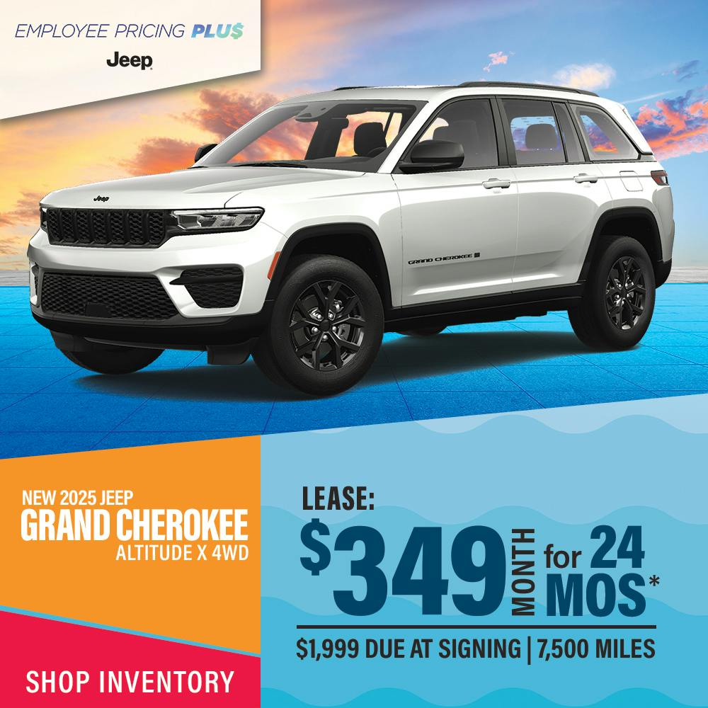 New 2025 Jeep Grand Cherokee Altitude X 4WD