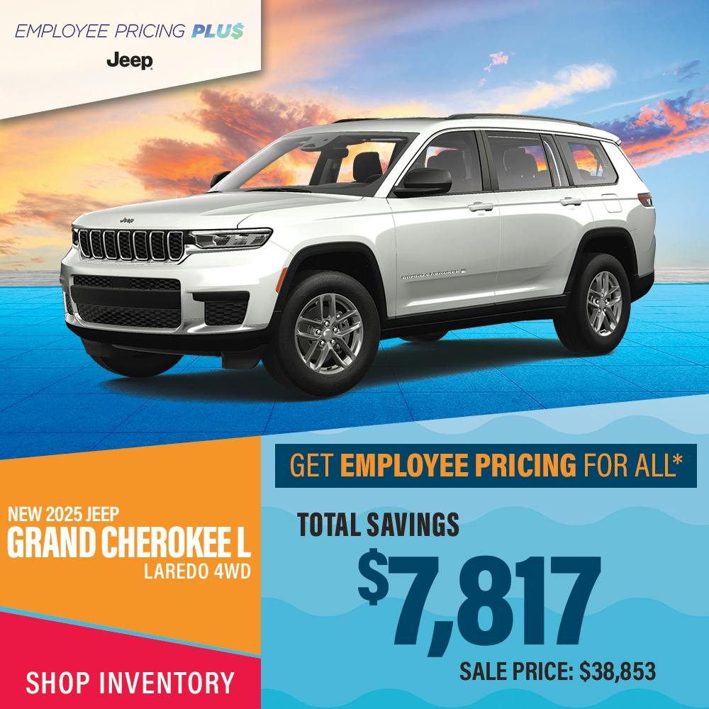 New 2025 Jeep Grand Cherokee L Laredo 4WD