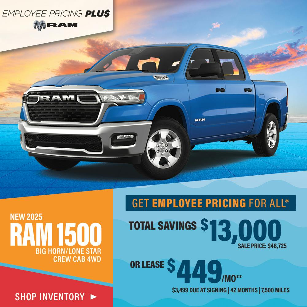 New 2025 Ram 1500 Big Horn/Lone Star Crew Cab 4WD