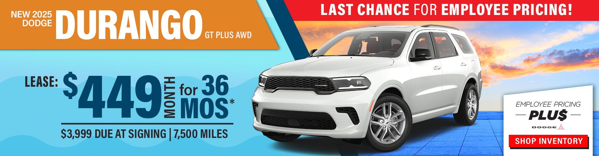 New 2025 Dodge Durango GT Plus AWD