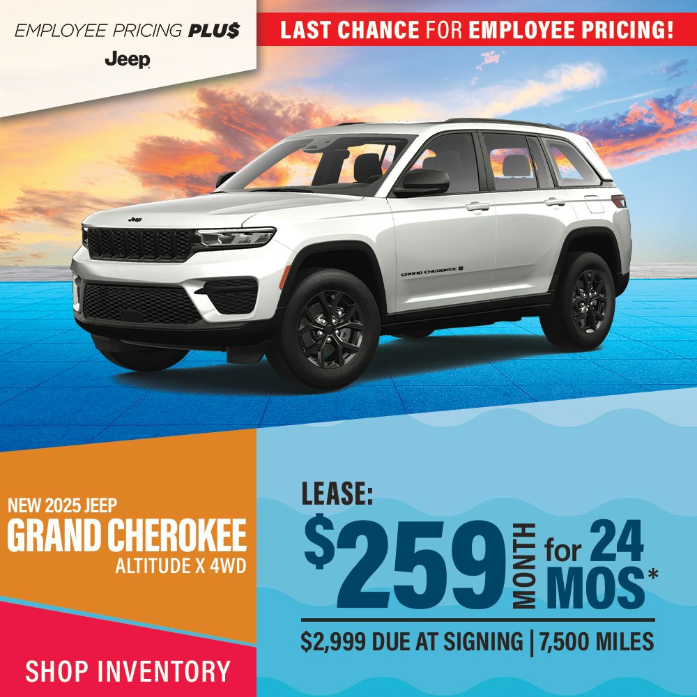 New 2025 Jeep Grand Cherokee Altitude X 4WD