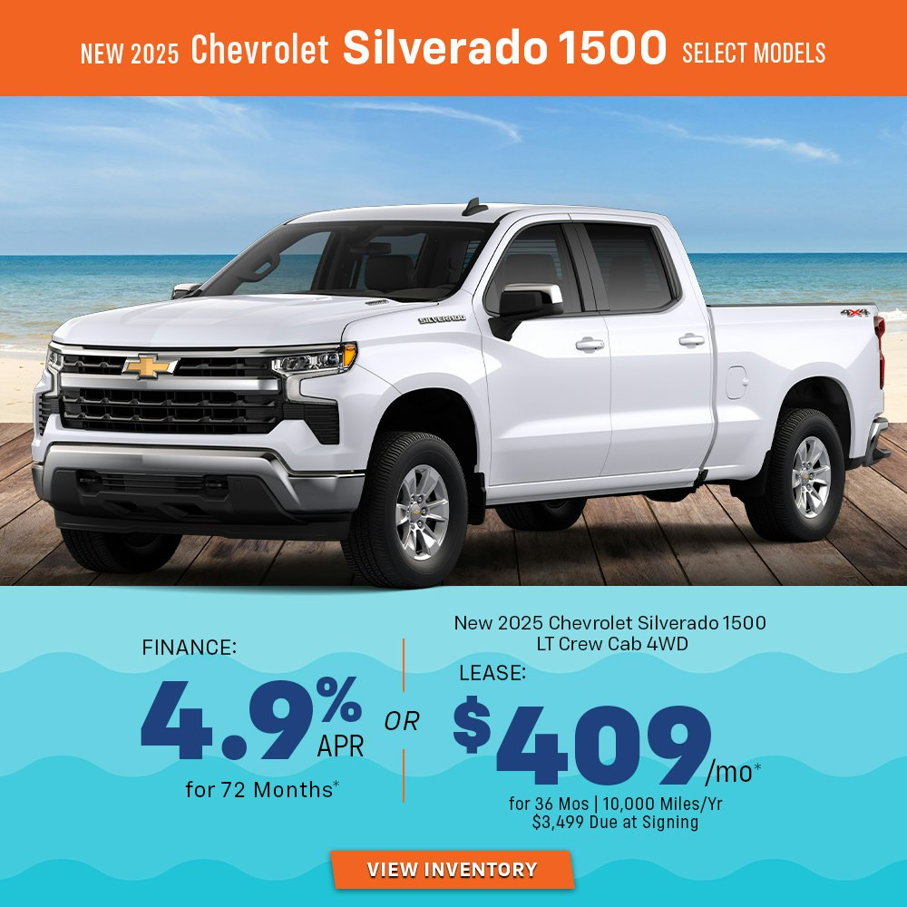 Select New 2025 Chevrolet Silverado 1500 Models | Diehl Chevrolet