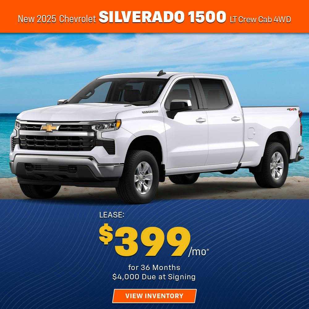 New 2025 Chevrolet Silverado 1500 LT Crew Cab 4WD | Diehl Chevrolet of Hermitage