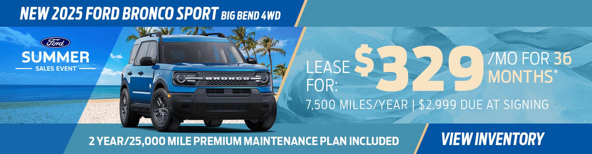 New 2025 Ford Bronco Sport Big Bend 4WD
