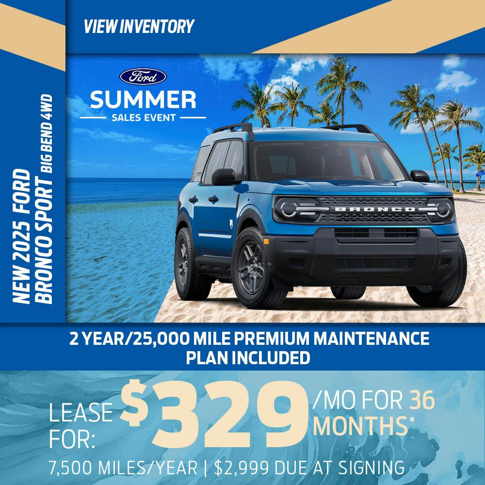 New 2025 Ford Bronco Sport Big Bend 4WD | Diehl Ford of Sharon
