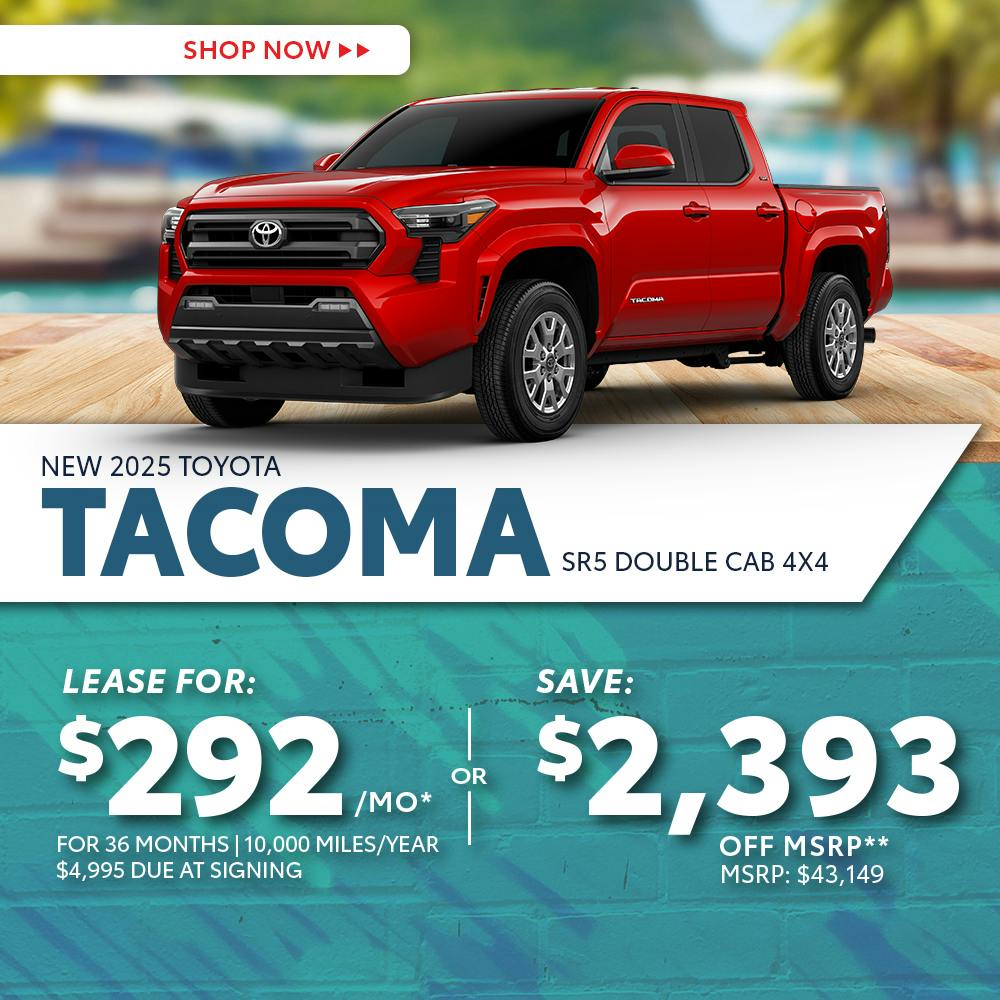 New 2025 Toyota Tacoma SR5 Double Cab 4X4