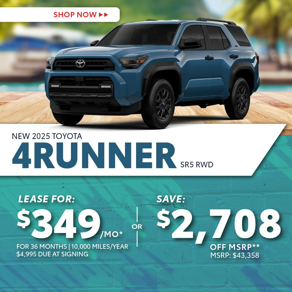 New 2025 Toyota 4Runner SR5 RWD