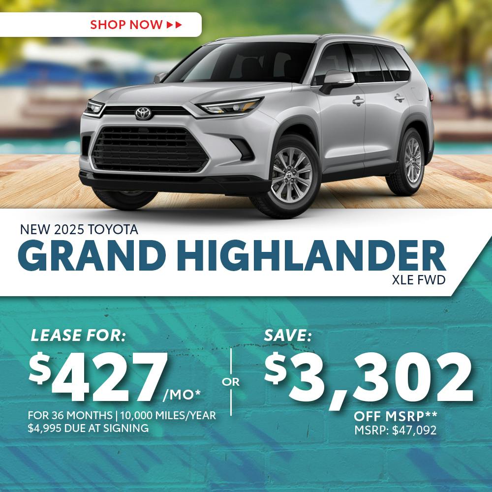 New 2025 Toyota Grand Highlander XLE FWD
