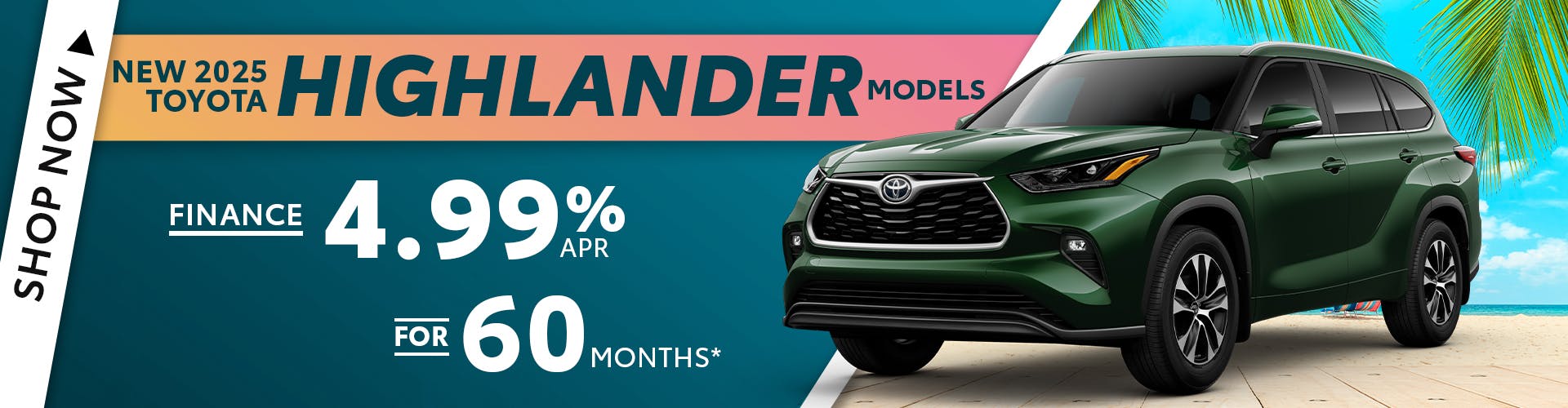 New 2025 Toyota Highlander Models