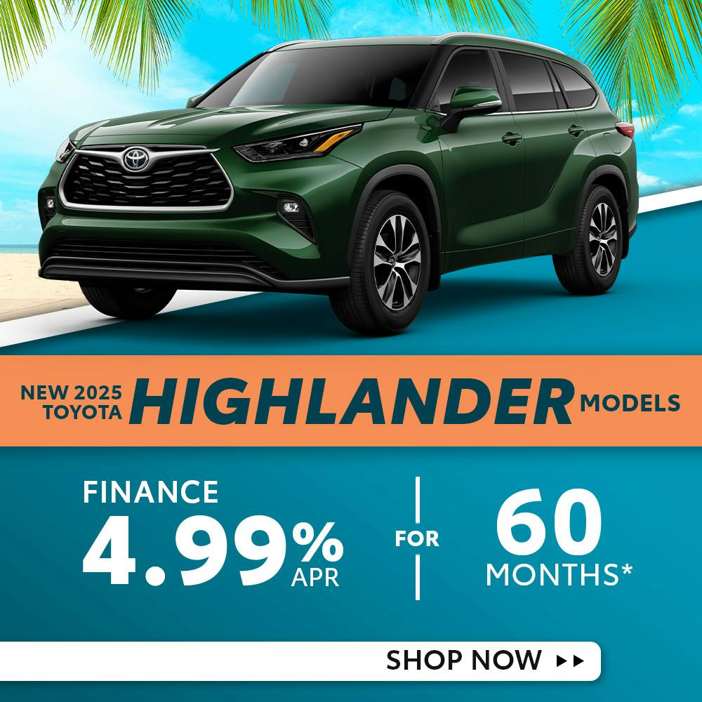 New 2025 Toyota Highlander Models