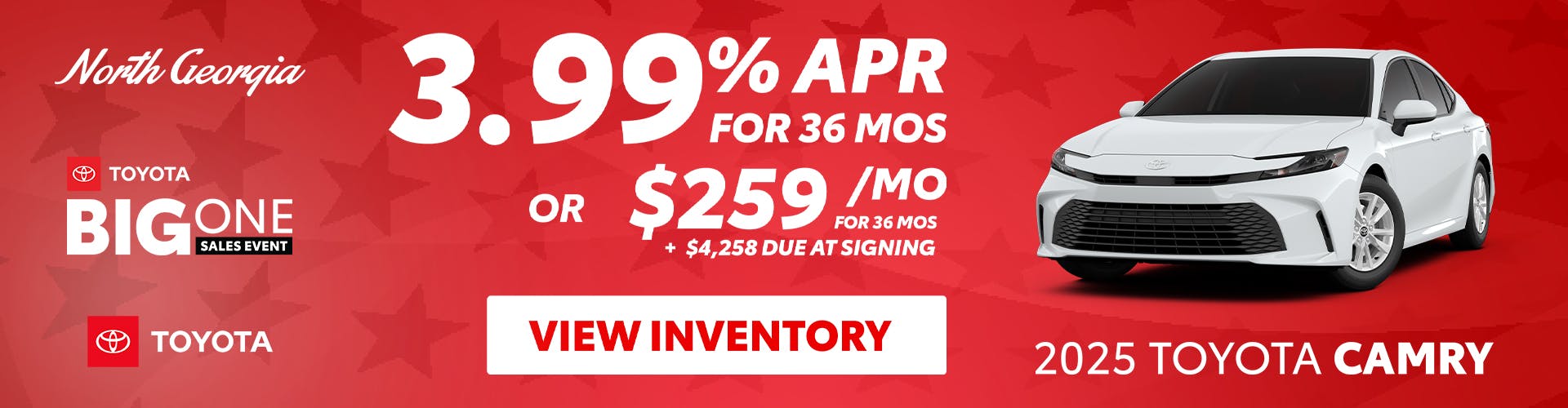 Toyota Camry Special Offer
