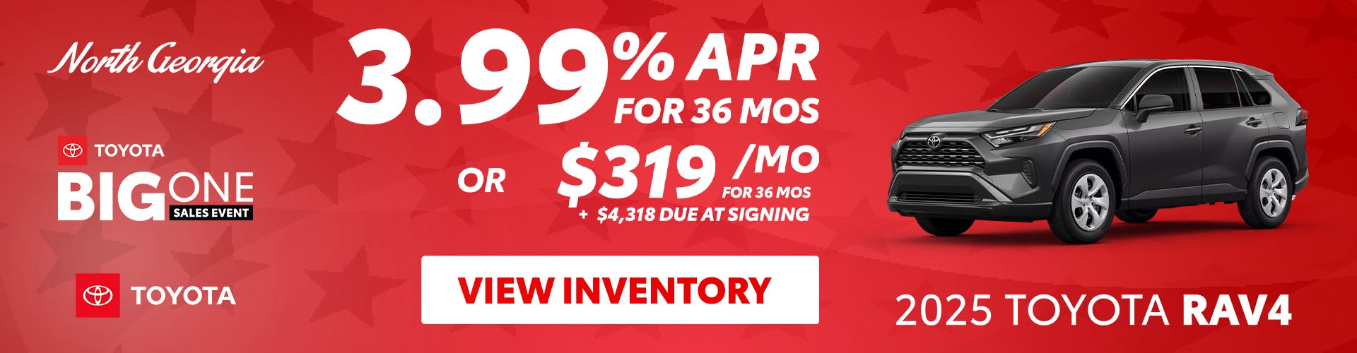 Toyota RAV4 Special Offer
