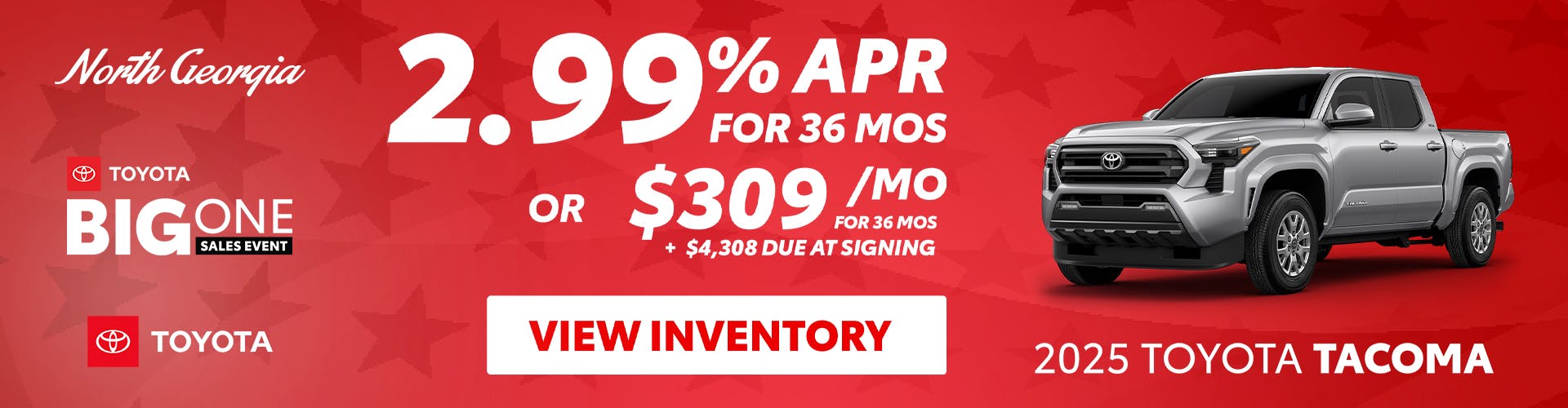 Toyota Tacoma Special Offer